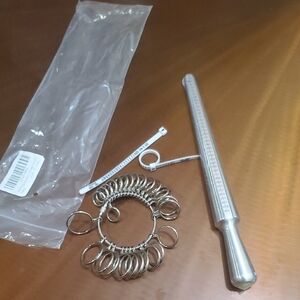 Silver Ring Sizer Set 31 Pcs New